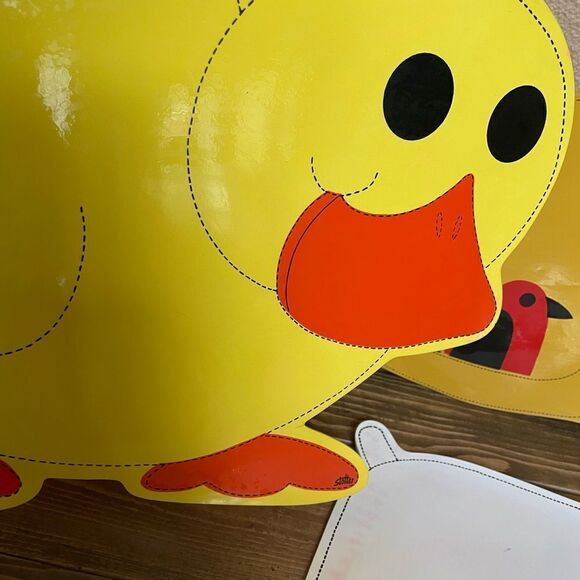 Stotter Vintage 1970’s Animal Placements Cat Dog Horse Duck set of 4 - Picture 9 of 16